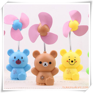 Mini Bear Shaped Rechargeable Desktop Fan for Promotional Gift/Promotion